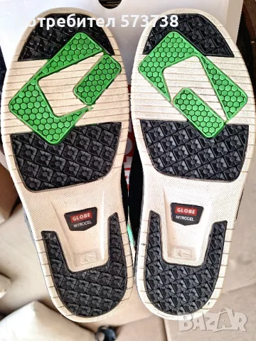 Сникърси GLOBE Sabre GBSABR  Black/Moto Green 10768, снимка 8 - Маратонки - 49776876