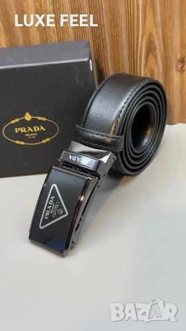 Мъжки Колани - Естествена Кожа ⚜️Prada, снимка 2 - Колани - 53036378