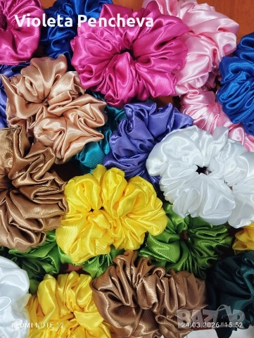 Скрънч - големи , снимка 2 - Аксесоари за коса - 54183582