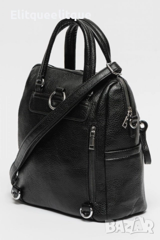 Дамска раница от еко материал с отделящи се презрамки, снимка 12 - Раници - 52346736