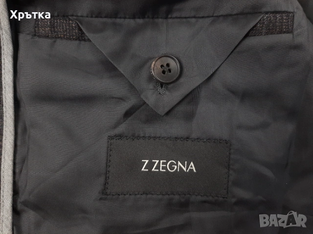 Z Zegna Drop 8 Deco - Oригинално мъжко сако размер 52 / L, снимка 8 - Сака - 54067799