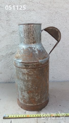 Метален възрожденски гюм за мляко - 8 литра , снимка 3 - Антикварни и старинни предмети - 40300578
