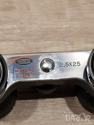 Театрален бинокъл Scope 2.5*25, снимка 6 - Антикварни и старинни предмети - 37636516