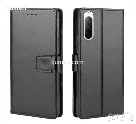  Sony Xperia 10 II Калъф тип тефтер , снимка 3 - Калъфи, кейсове - 30462536
