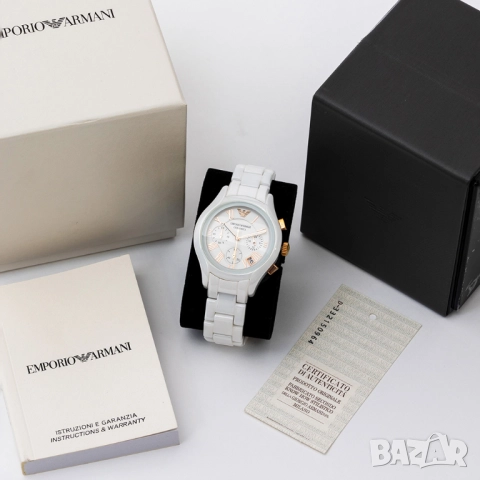 Оригинален дамски часовник Emporio Armani AR1417 Ceramica Chronograph -50%