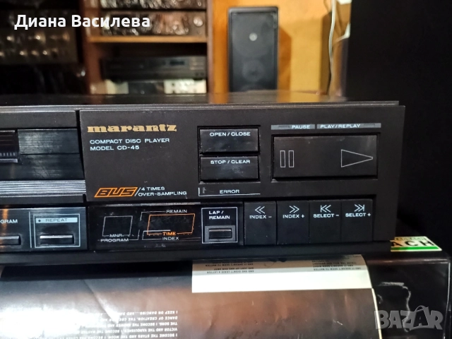  Marantz CD-45 (CD45NB), снимка 3 - Аудиосистеми - 52922358