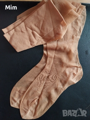  Резервирани 2/3XL Чорапи ликра в цвят телесен за жартиери 