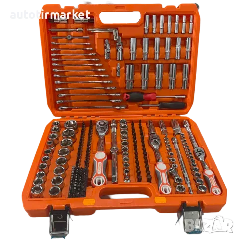 Гедоре 216 части SRUNV 1/2 – 1/4 – T394, снимка 2 - Аксесоари и консумативи - 56054547