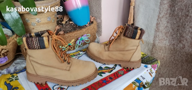 Боти Rypaz Унисекс 37н.Естествена кожа , снимка 3 - Дамски боти - 52794371