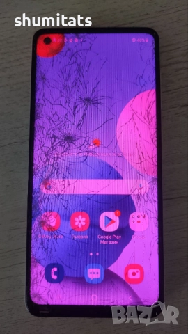 Samsung A21s счупен дисплей,много запазен