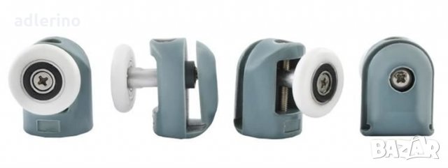 Колела за душ кабина, водачи за вратички на душкабина - комплект от 8 бр., снимка 8 - Душове - 34469485