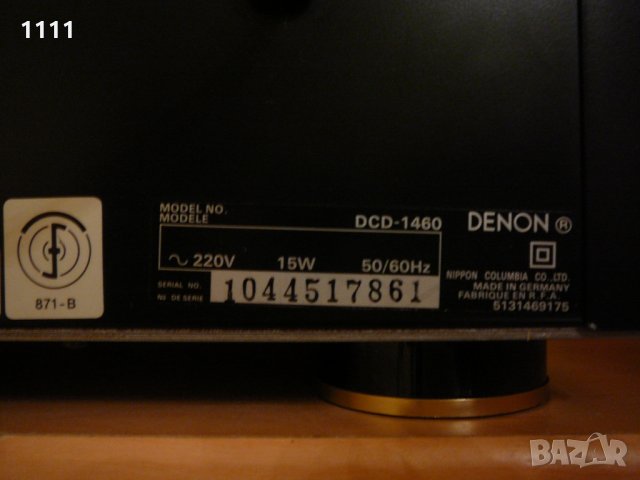 DENON DCD-1460, снимка 7 - Ресийвъри, усилватели, смесителни пултове - 35325455