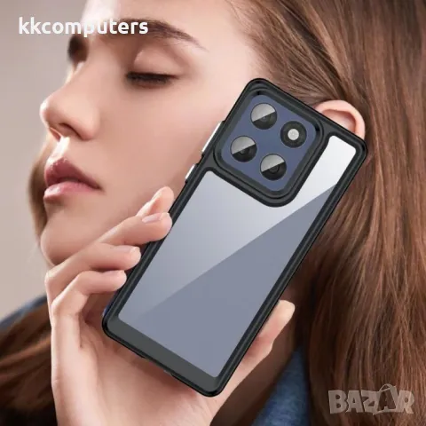 Motorola Edge 60 Fusion Colorful TPU + Acrylic Удароустойчив Калъф и Протектор, снимка 11 - Калъфи, кейсове - 50078546