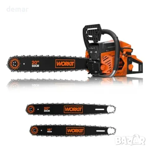 Бензинова резачка WORKIT 62CC с шини 18 и 20 инча