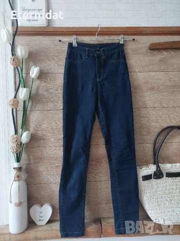 Тъмно сини дънки слим ХС размер , снимка 1