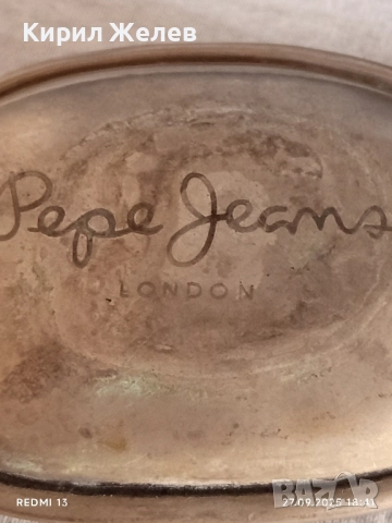 Марков кожен колан Pepe Jeans London винтидж стил 41353, снимка 3 - Колани - 51859169