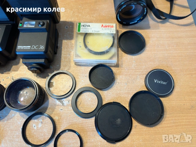 фотоапарат "Konica TC-X" + обективи и чанта, снимка 8 - Фотоапарати - 54321105