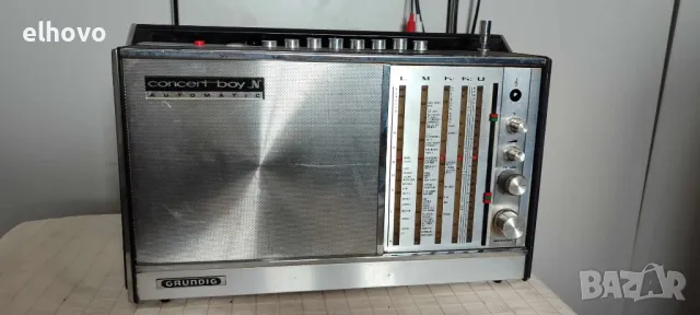 Радио Grundig Concert Boy N210 Automatic, снимка 2 - Радиокасетофони, транзистори - 47277189