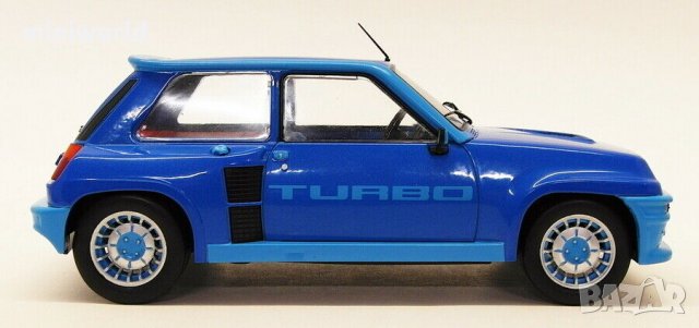 Renault 5 Turbo 1981 - мащаб 1:18 на IXO модела е нов в PVC дисплей-кейс, снимка 3 - Колекции - 29450973