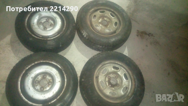 13 железни джанти + зимни гуми за Поло Голф, Джета, снимка 2 - Гуми и джанти - 52177083