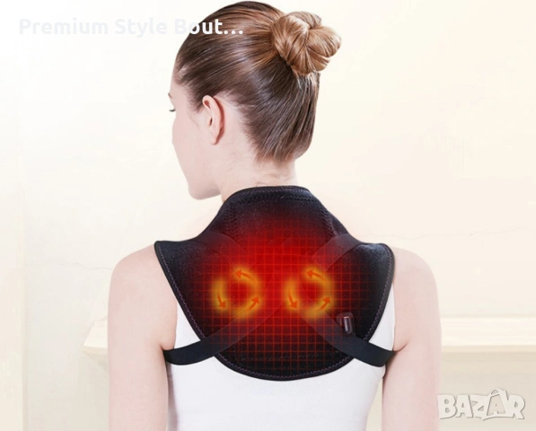 Нагревателна подложка за гръб с презрамки за носене през деня, снимка 6 - Други - 53990689