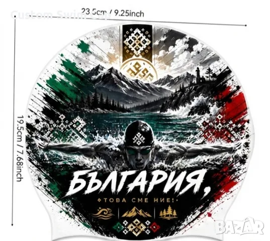Swim cap / плувна шапка / шапка за плуване / плувка / плуване, снимка 9 - Водни спортове - 56227613