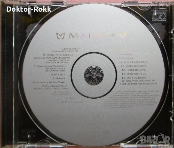 Mariah Carey - CDs - ОРИГИНАЛНИ ИЗДАНИЯ, снимка 2 - CD дискове - 40778084