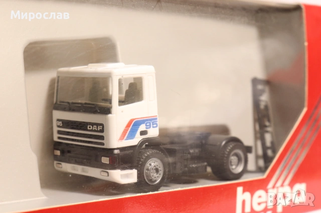 HERPA H0 1/87 DAF ВЛЕКАЧ МОДЕЛ КАМИОН, снимка 3 - Колекции - 53371813