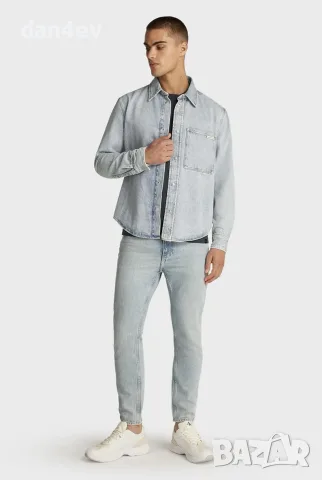 дънкова риза-яке Calvin Klein Jeans, снимка 2 - Ризи - 55950603