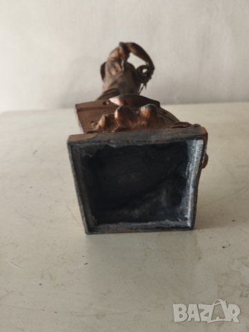 стара метална статуетка, снимка 5 - Статуетки - 42198826