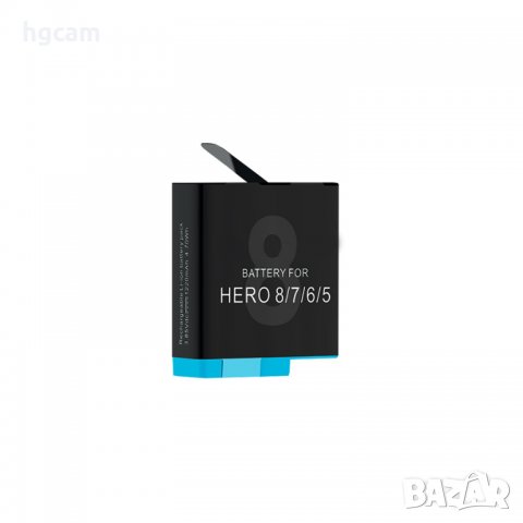 Батерия за GoPro Hero 8 Black, AHDBT-801, 1220mAh, Li-ion, снимка 1 - Батерии, зарядни - 31799229