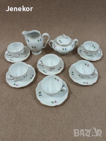 Винтидж сервиз за кафе Haas&Czjzek., снимка 2 - Антикварни и старинни предмети - 40584762