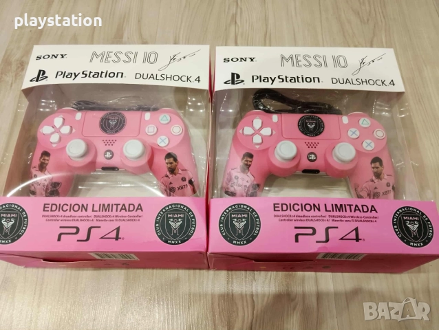 Нови лимитирани контролери Sony PS4 Dualshock 4 messi, снимка 2 - PlayStation конзоли - 52330774