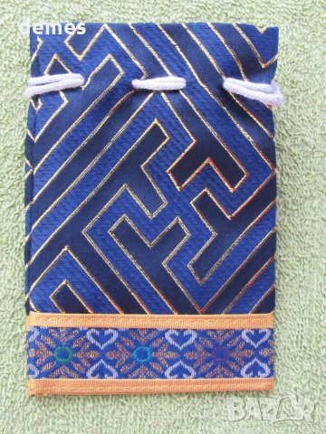  Традиционна торбичка тип пунгия от плат DELL от Монголия-22, снимка 3 - Други - 31230094