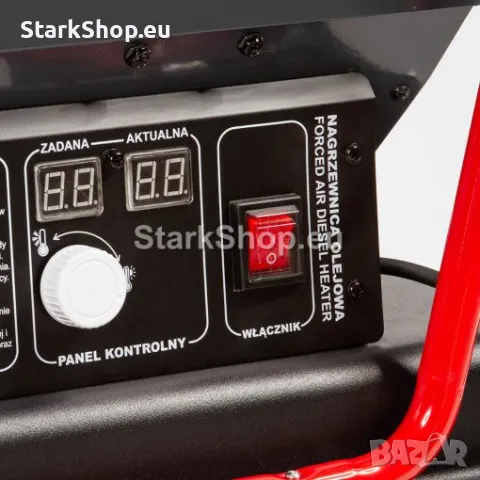 Дизелов Калорифер MAR-POL 40 kW, 720 м³/час, 19 литра, LCD Дисплей, Термостат и Регулатор, снимка 8 - Други инструменти - 50273408