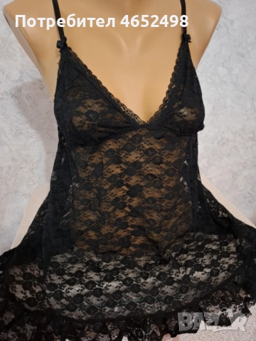 H&M Дантелена Нощничка, снимка 2 - Бельо - 52442803