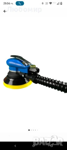 Пневматичен орбитен шлайф, 120 мм, Модел 1, снимка 3 - Други инструменти - 50659018