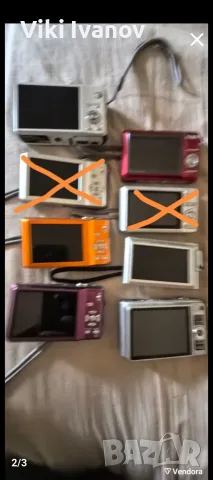 Лот фотоапарати, снимка 2 - Фотоапарати - 55553892