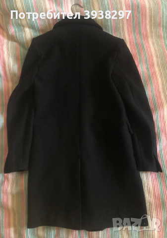 Дамско черно палто, снимка 3 - Палта, манта - 44809494