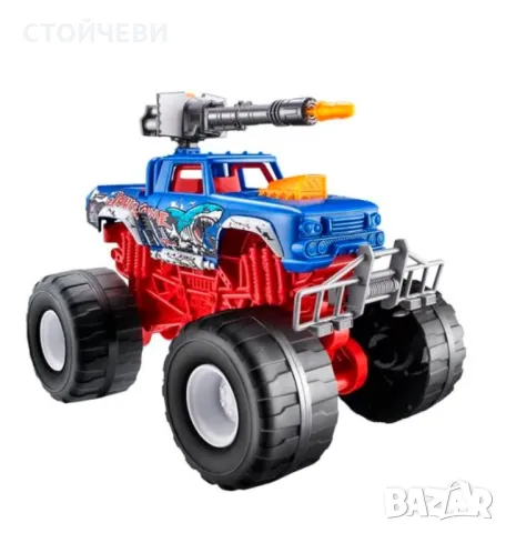 Чудовищен камион Metal Machines Monster Truck Wars Jawesome, снимка 2 - Коли, камиони, мотори, писти - 48647377