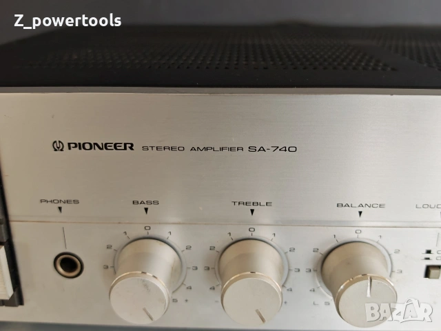 Pioneer SA-740 – Стерео усилвател (Made in Japan, снимка 2 - Ресийвъри, усилватели, смесителни пултове - 54145576