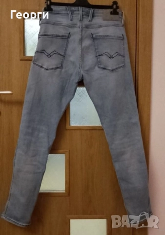 Ликвидация: Replay Anbass Slim мъжки дънки, снимка 4 - Дънки - 52312872