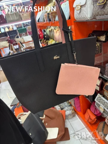 Дамски Кожени Чанти ✨ Lacoste , снимка 15 - Чанти - 50756512