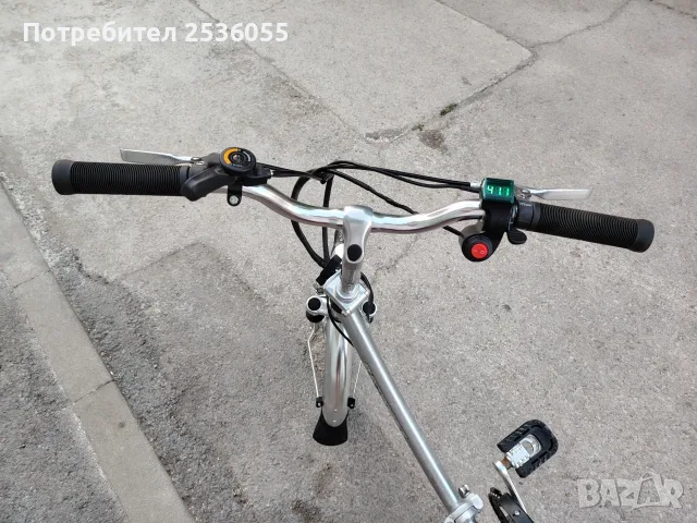 електрически велосипед 20" сгъваем, снимка 6 - Велосипеди - 55730357