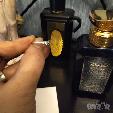 Сребърен пръстен ръчна изработка .