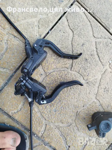 Чифт хидравлични спирачки за велосипед колело magura mt 4 