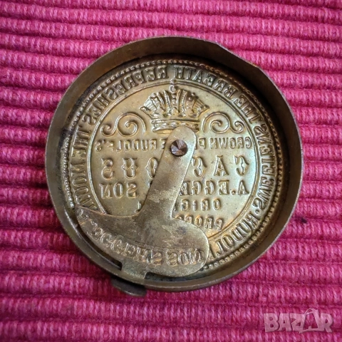 Винтидж кутия за ментови бонбони 19 век. , снимка 6 - Колекции - 53036079