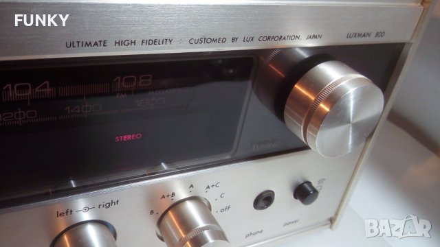Luxman R-800S Solid State AMFM Multiplex Receiver, снимка 7 - Ресийвъри, усилватели, смесителни пултове - 38832250