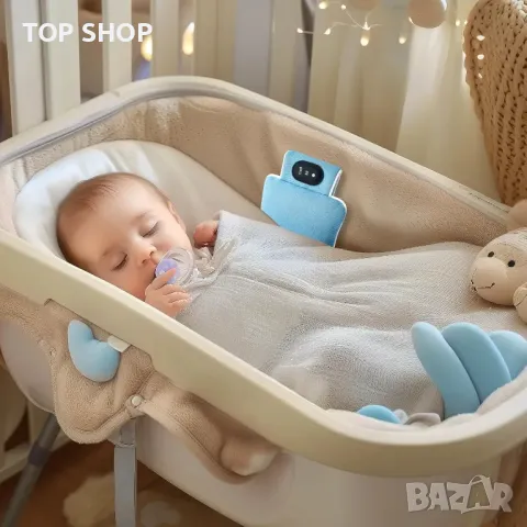 Бебешка залъгалка за сън, balnore Бебешка вибрираща залъгалка 3 режима и интензитети на вибрация, снимка 5 - Пелени, памперси - 49522751