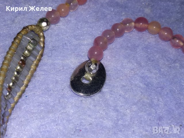 МОДНО КРАСИВО ДАМСКО ФИНО АРТ КОЛАНЧЕ с ПОЛУСКЪПОЦЕННИ КАМЪНИ и МЪНИСТА 34670, снимка 12 - Колани - 39177895